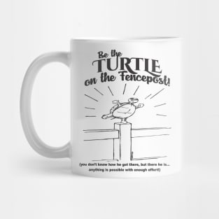 TurtleonFencepost2 Mug